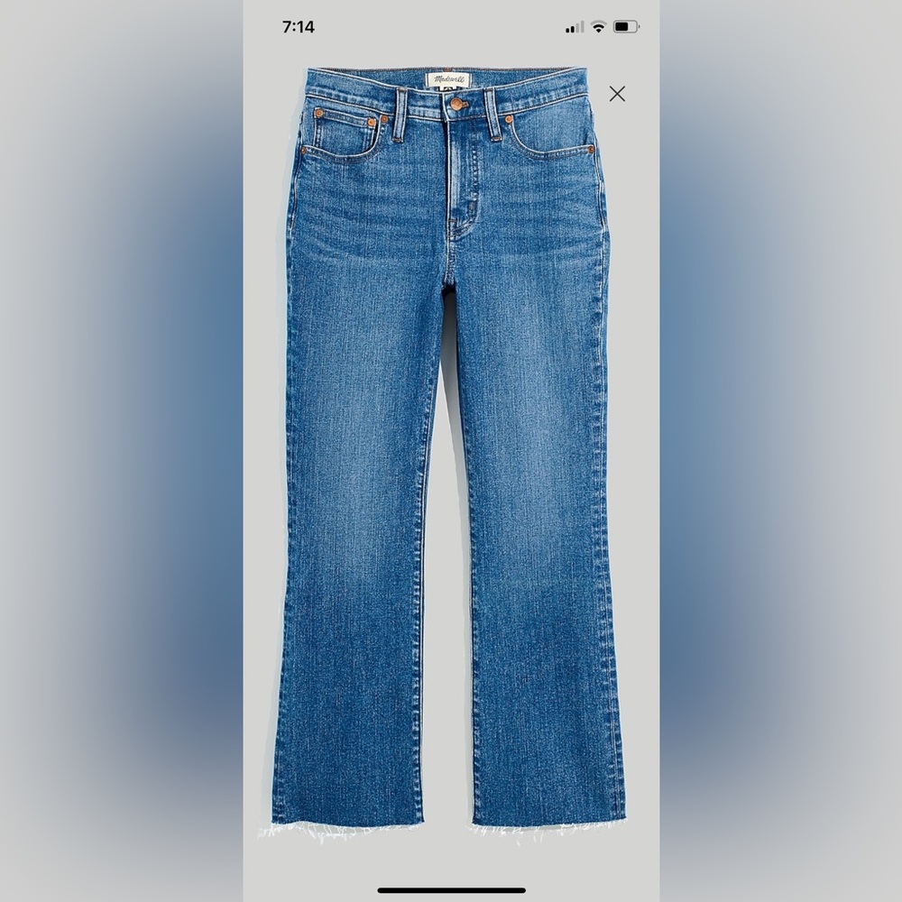 Madewell Kickout Crop Jeans